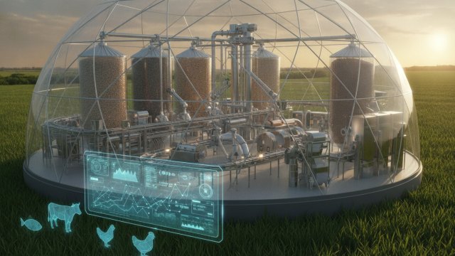 Animal feed manufacturing facility