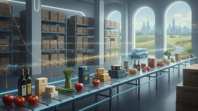 Rayons alimentaires et distribution de produits frais