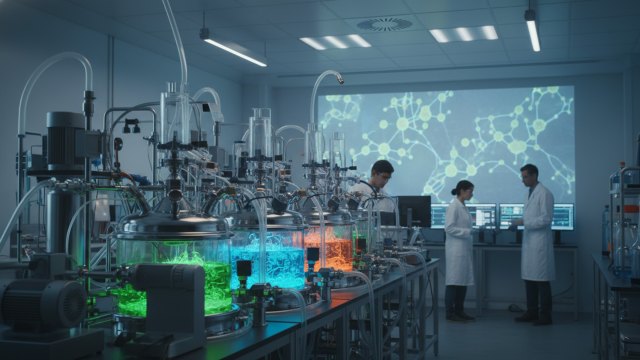 Bioprocessing illustration