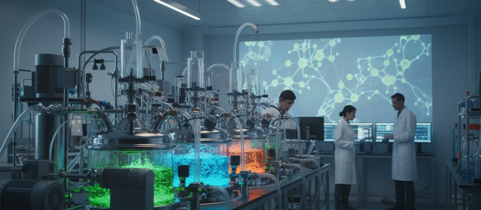 Bioprocessing illustration