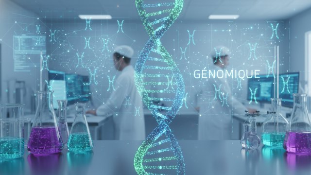 Genomics illustration