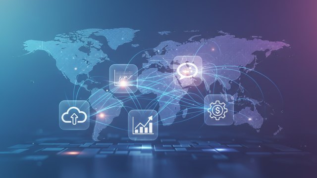 SaaS Software illustration