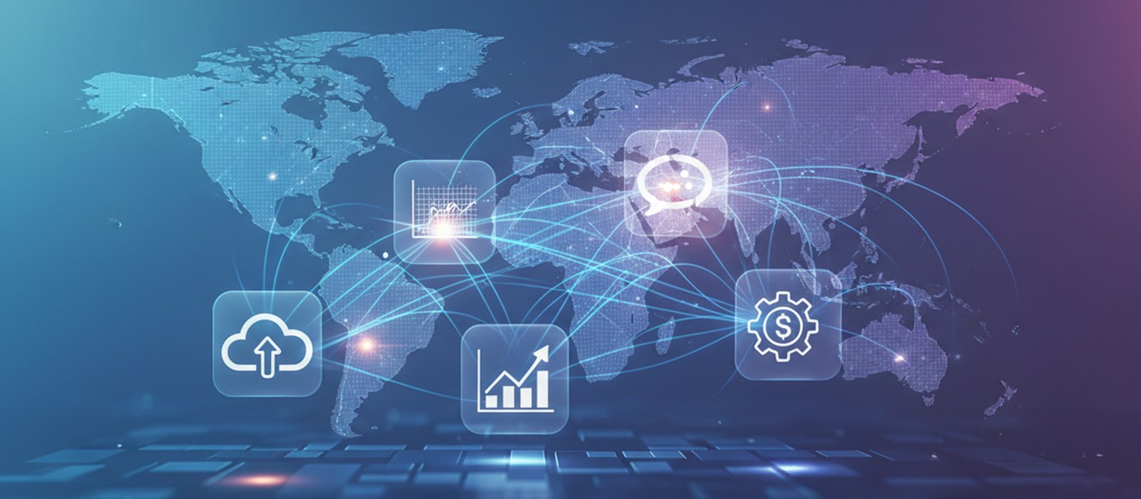 SaaS Software illustration