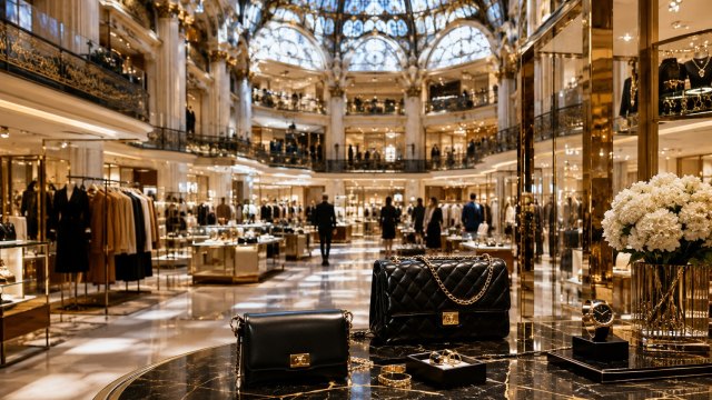 Luxury boutique and department store