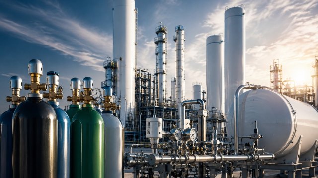 Unités de production et stockage de gaz industriels