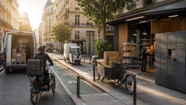 Livraison urbaine du dernier kilomètre en centre-ville