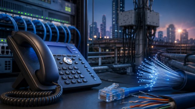 Infrastructure de réseau fixe et accès téléphonique